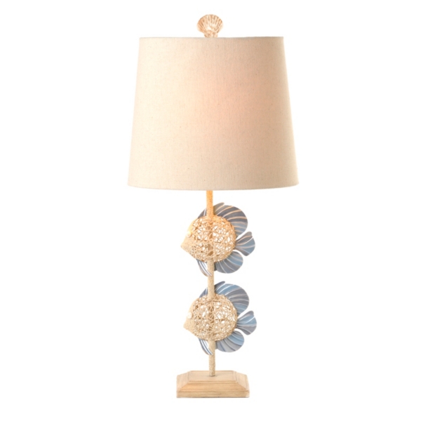 Dual Fish Table Lamp Kirklands