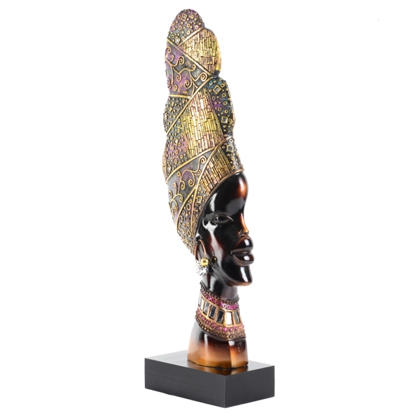  African Woman Profile Statue