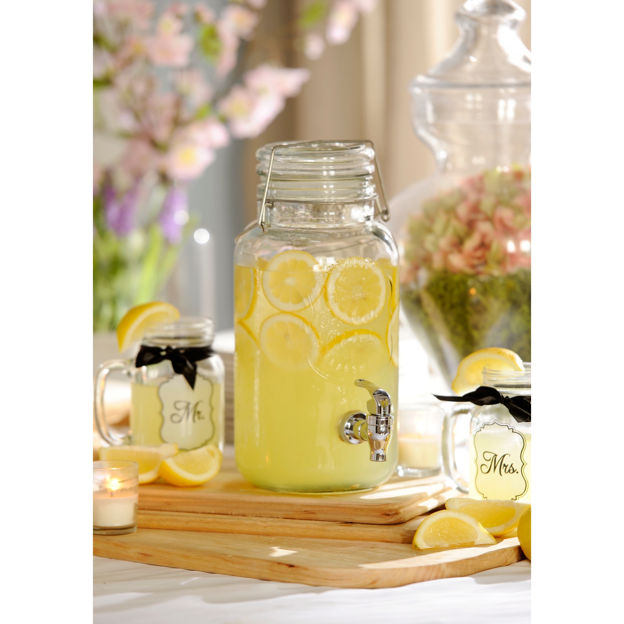 Glass Bail & Trigger Beverage Dispenser, 3Liter Kirklands