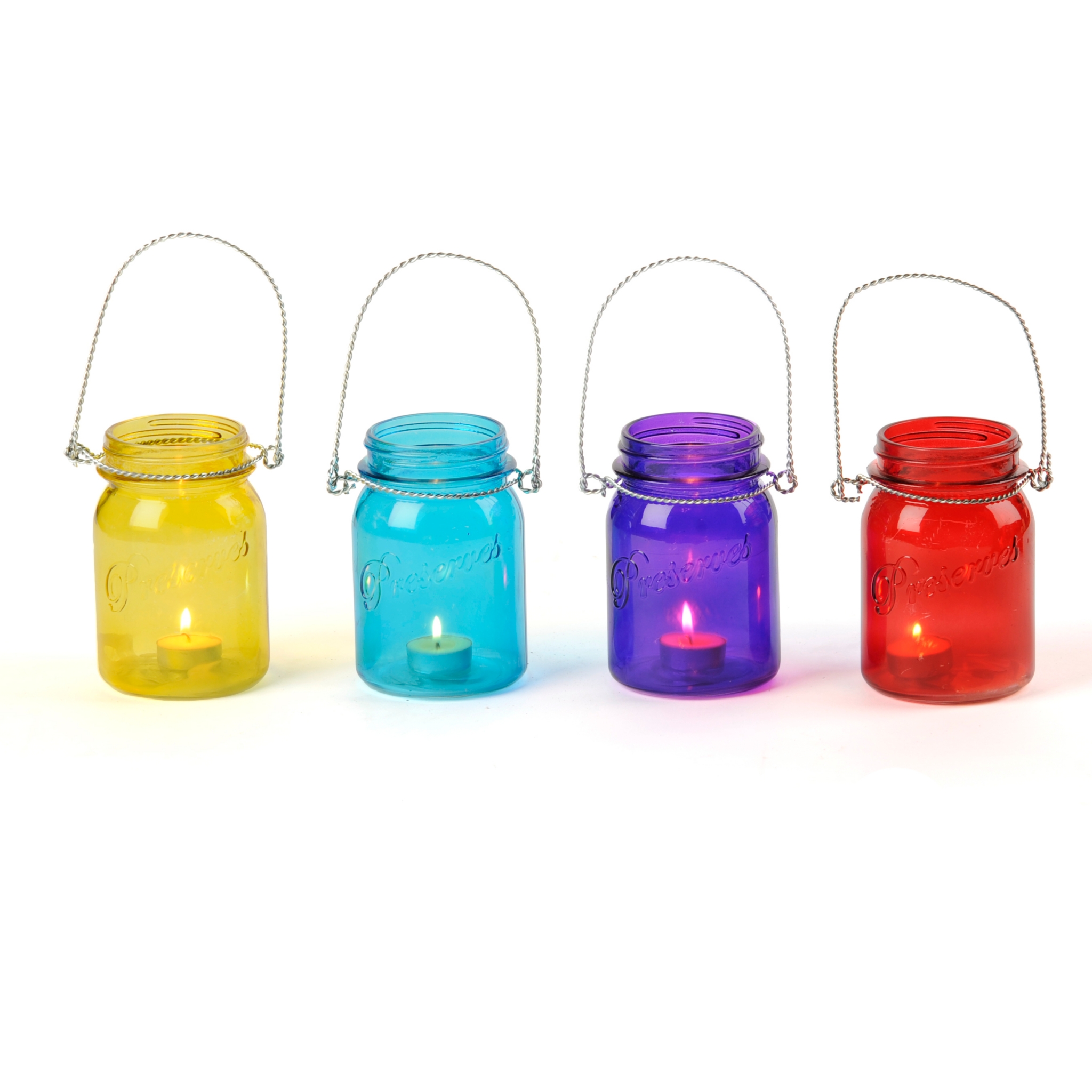 Colorful Mason Jar Candle Holder Kirklands