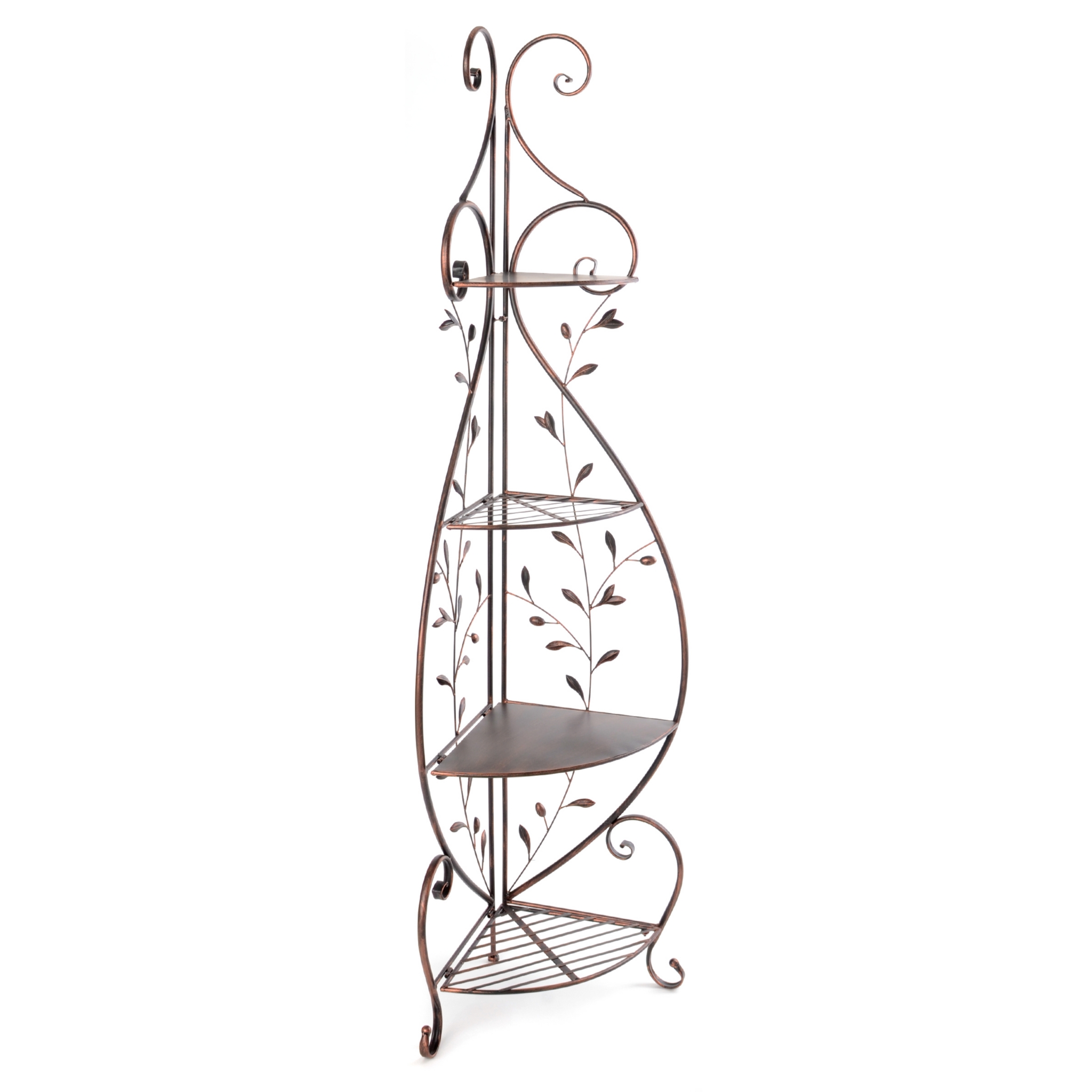 Bronze Vine Corner Shelf Kirklands