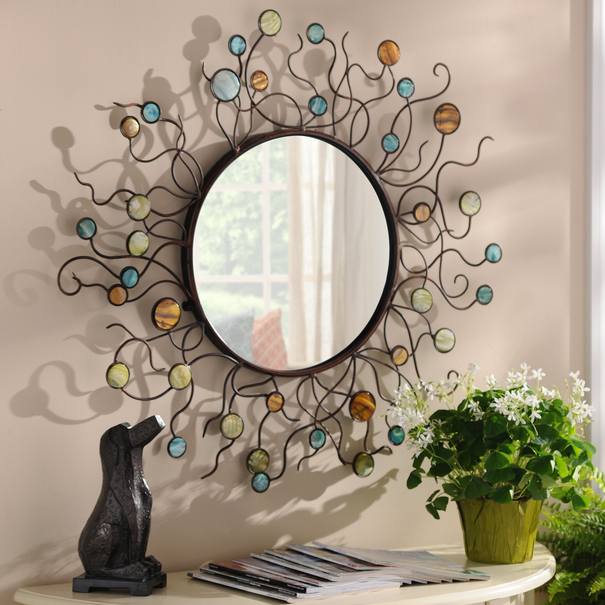 Mermaid Metal Mirror Kirklands