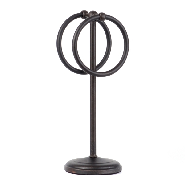 Bronze Double Ring Towel Holder Kirklands