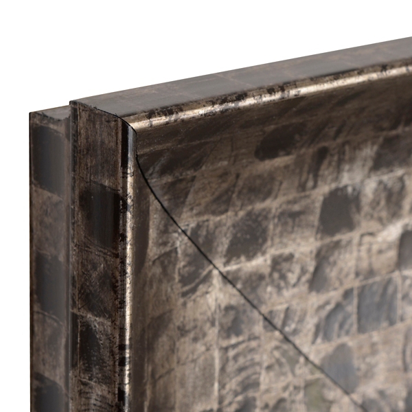 Black Mosaic Framed Mirror, 32x56 in. Kirklands