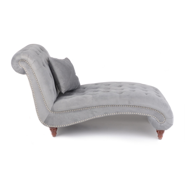 Tufted Velvet Chaise Lounge Kirklands