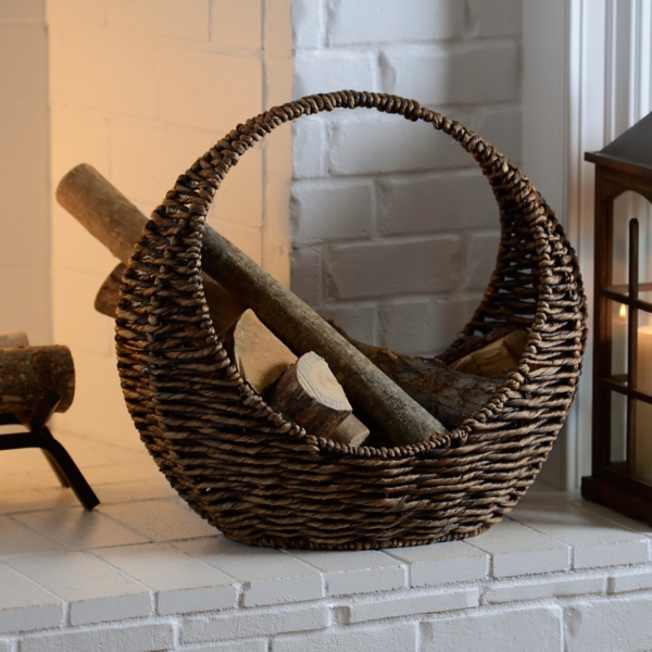 Woven Crescent Basket Kirklands