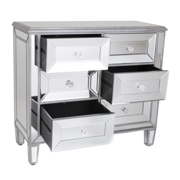 Silver Mirrored Chest Kirklands