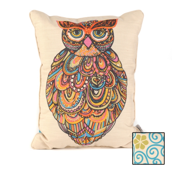 Reversible Owl Pillow Kirklands