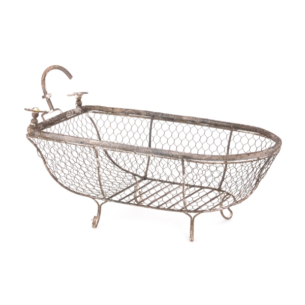 Metal Bathtub Basket Kirklands
