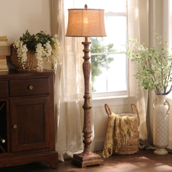 Rustic Red Floor Lamp Kirklands