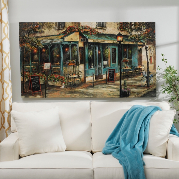 Corner Cafe Canvas Art Print Kirklands