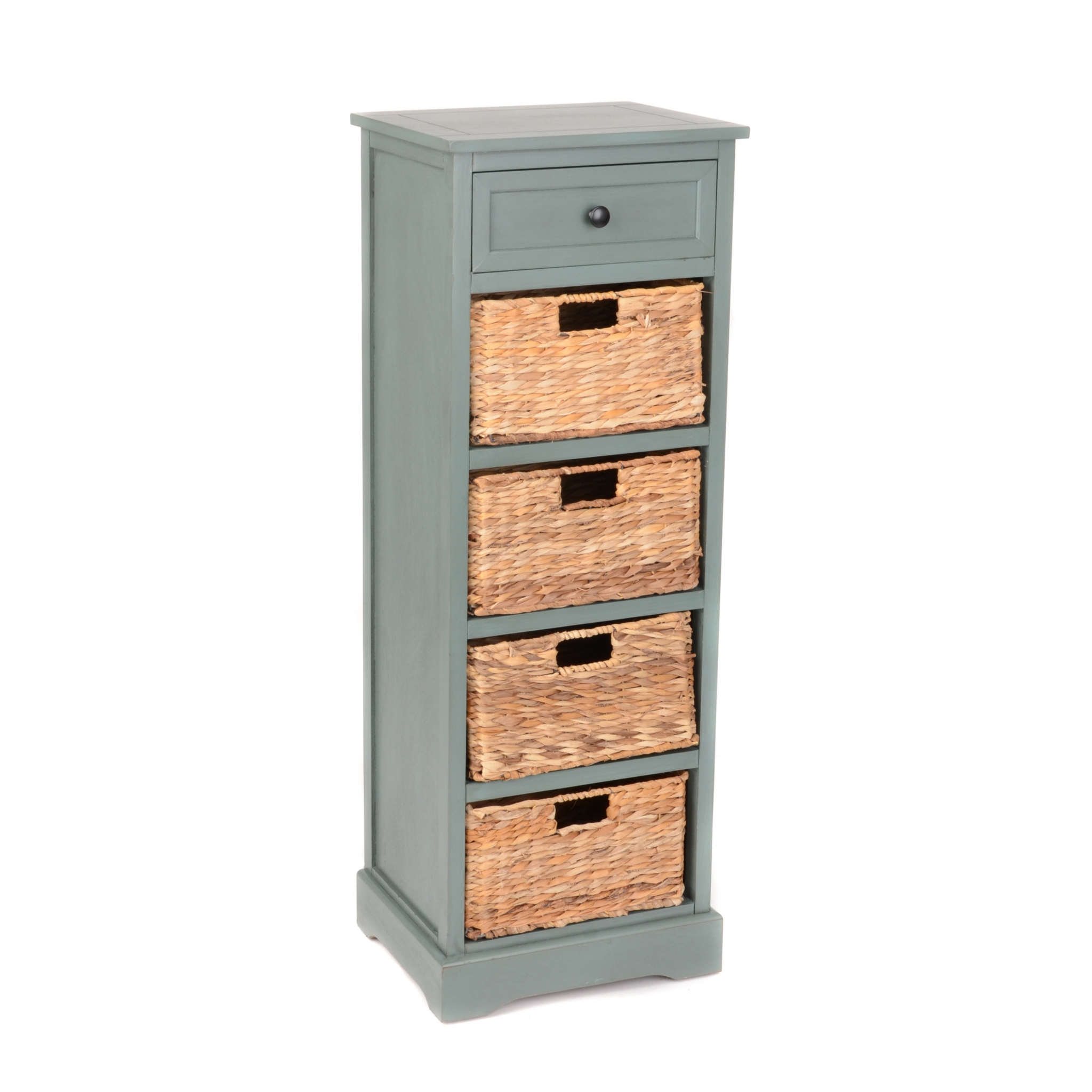 Blue 5Drawer Storage Chest with Baskets Kirklands