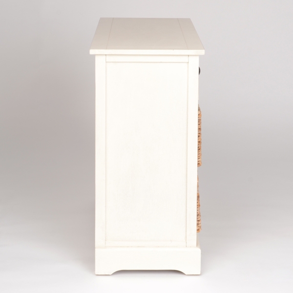 Ivory 6Drawer Storage Chest with Baskets Kirklands