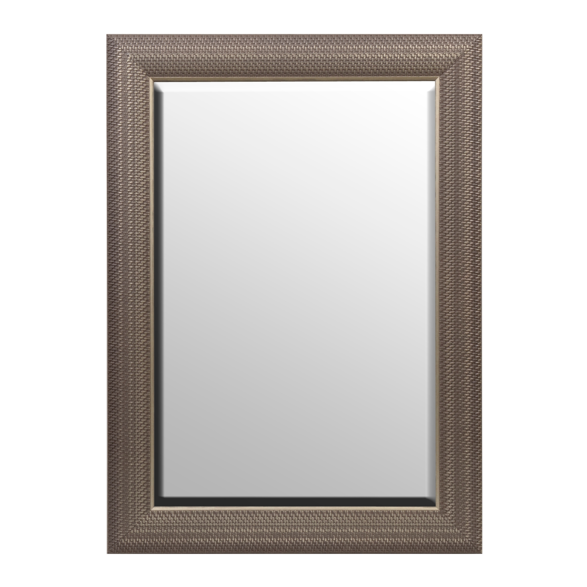 Antique Silver Woven Framed Mirror, 32x44 in. Kirklands