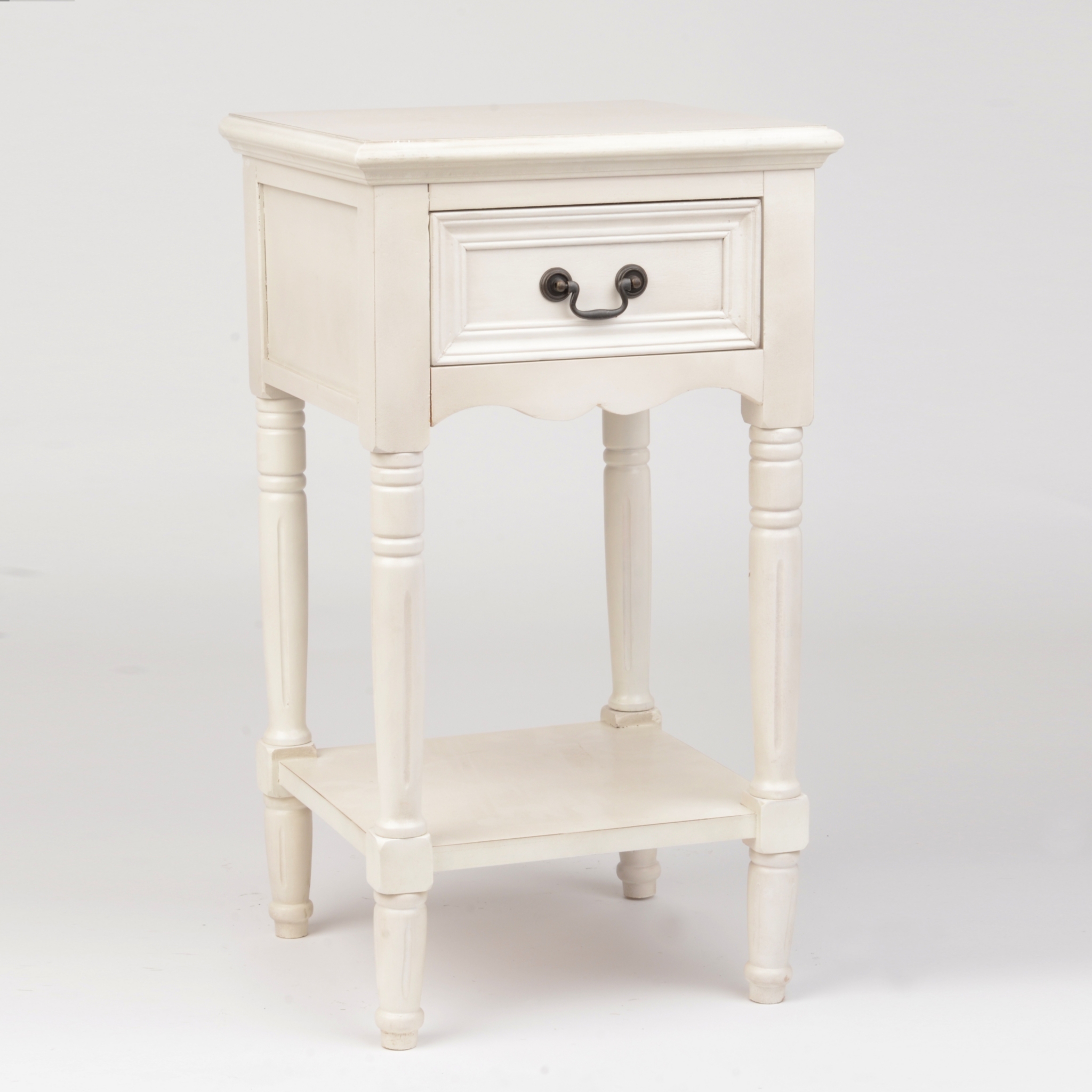 Christine Ivory Side Table Kirklands