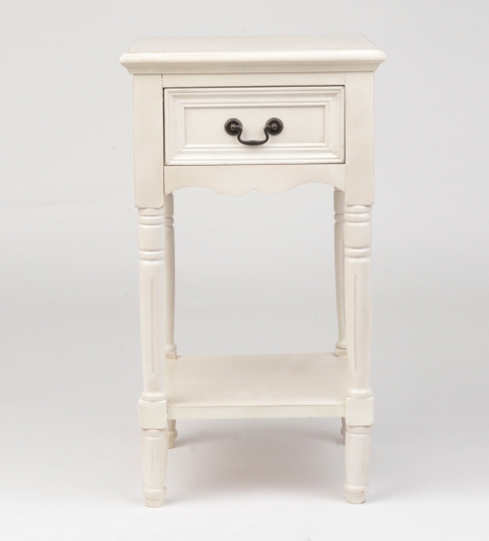 Christine Ivory Side Table Kirklands