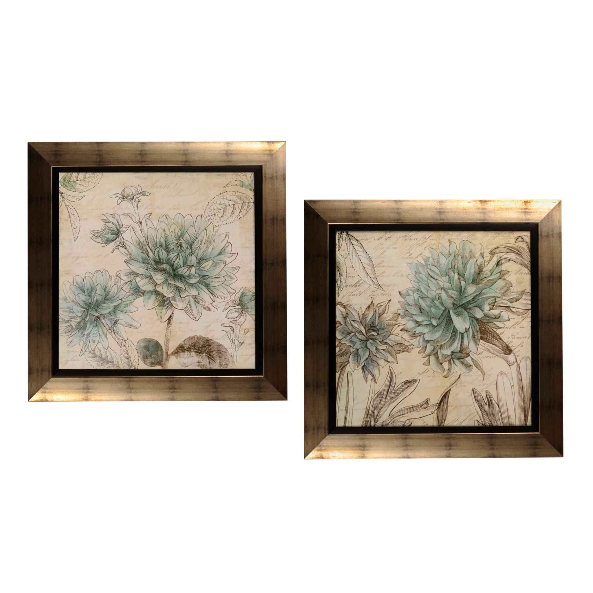 Blue Botanical Tapestry Framed Art Print | Kirklands