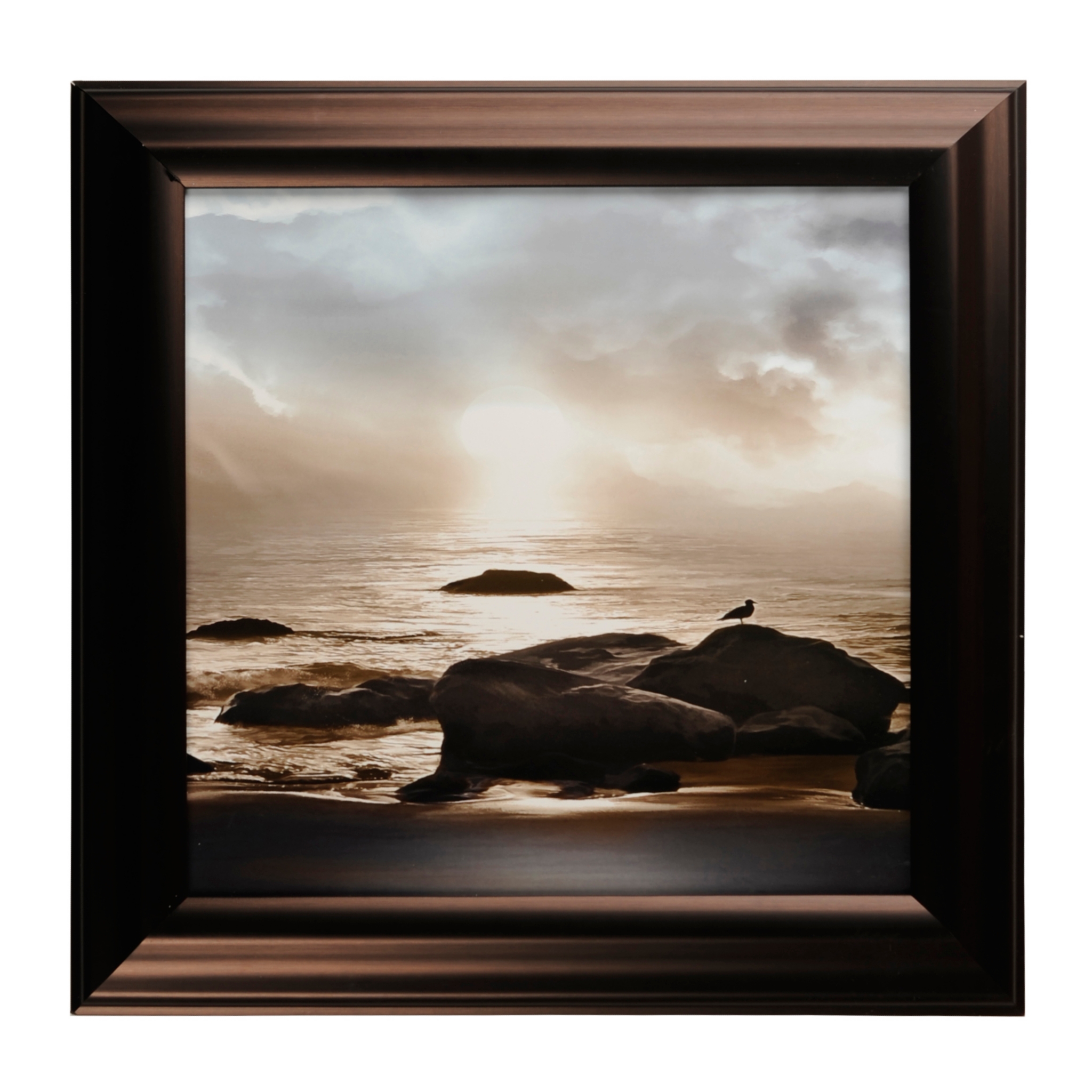 Blue Sea Sunset II Framed Art Print Kirklands