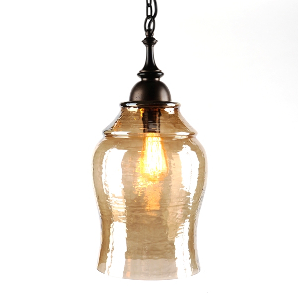 Amber Glass Pendant Light Kirklands