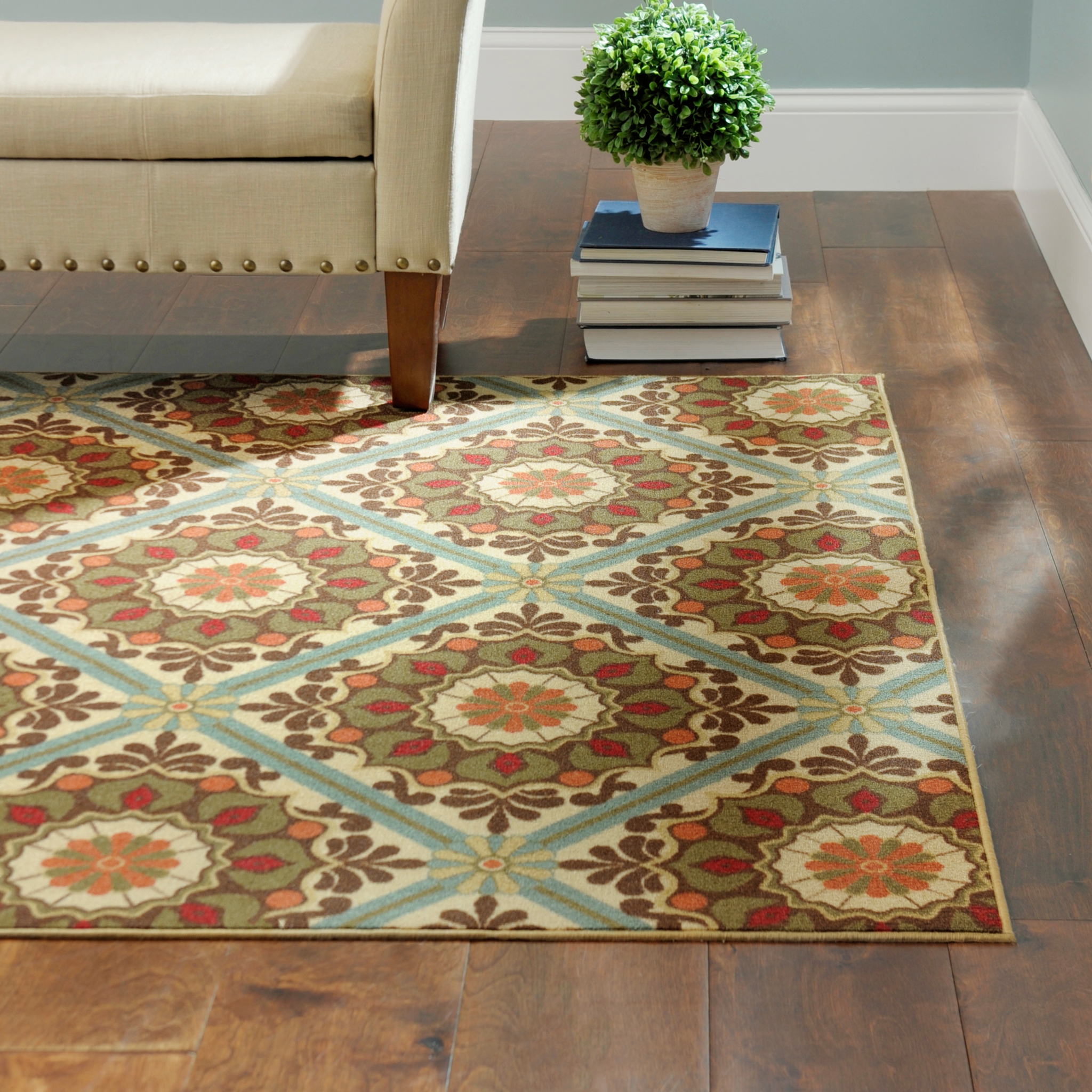 Jackson Floral Medallion Area Rug, 5x7 Kirklands