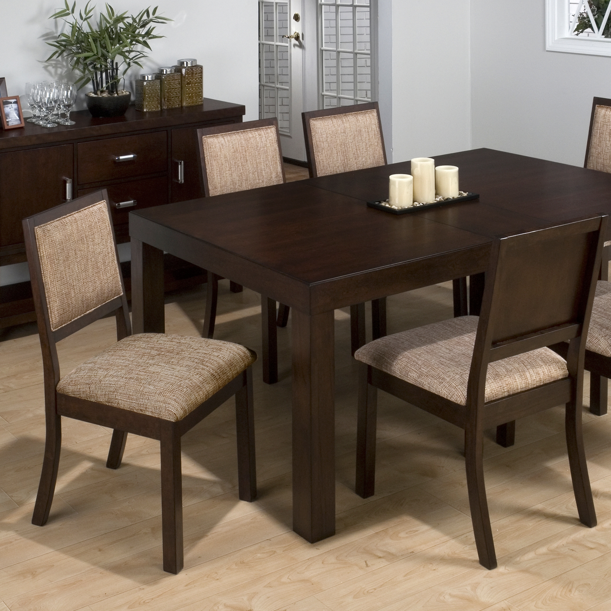 Cappuccino Dining Table with Leaf Kirklands