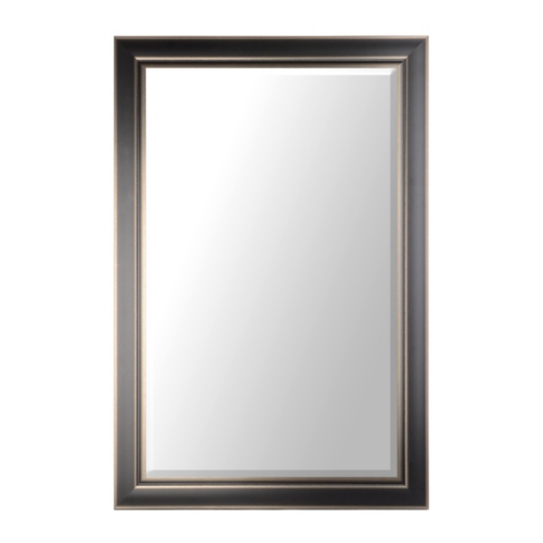 Black and Silver Framed Mirror Kirklands