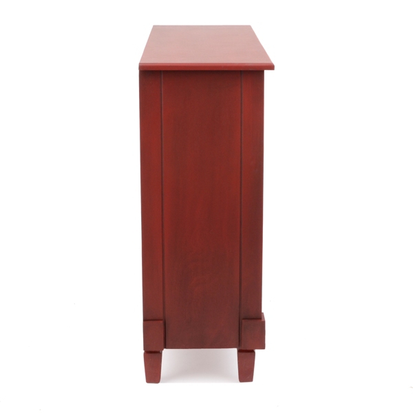 Red Hexagon 3Drawer Chest Kirklands
