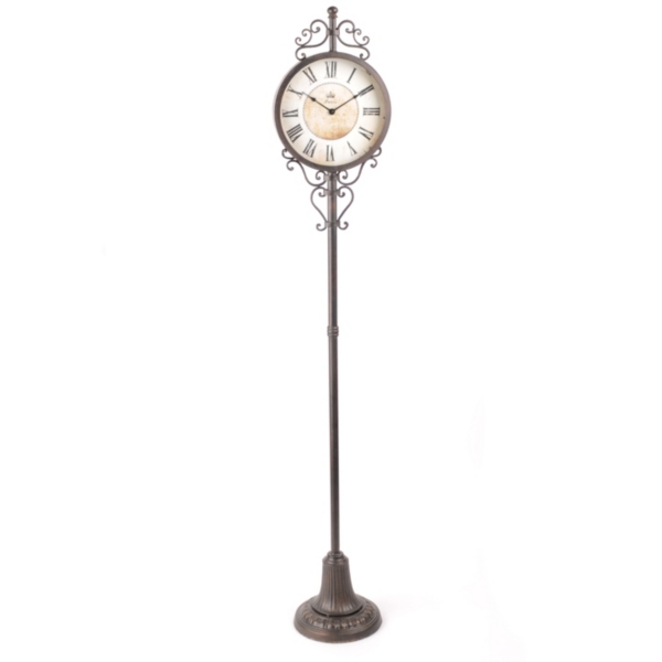 Metal Pedestal Floor Clock Kirklands