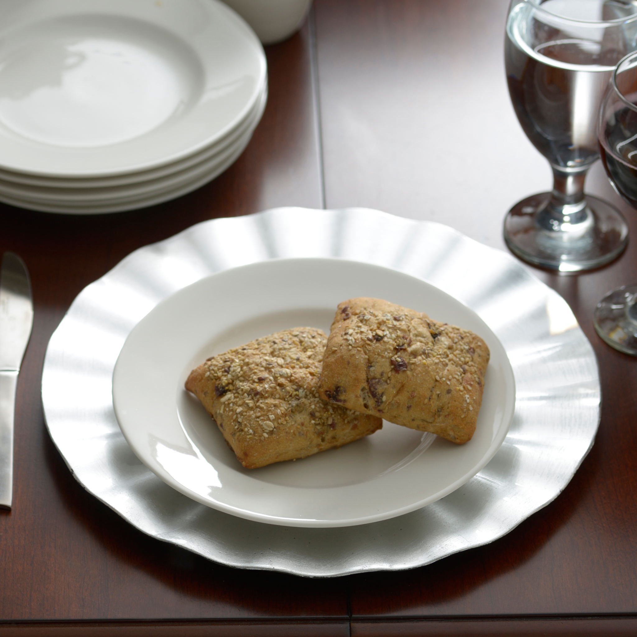 Ruffled Silver Charger Plate Kirklands