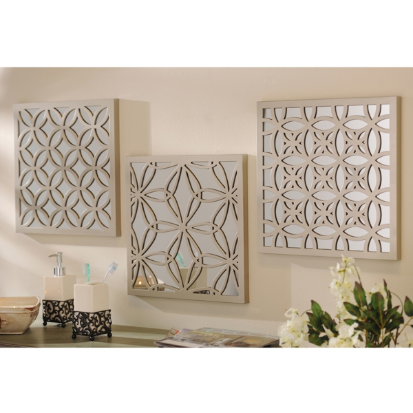 Mirrored Circles Plaque Kirklands