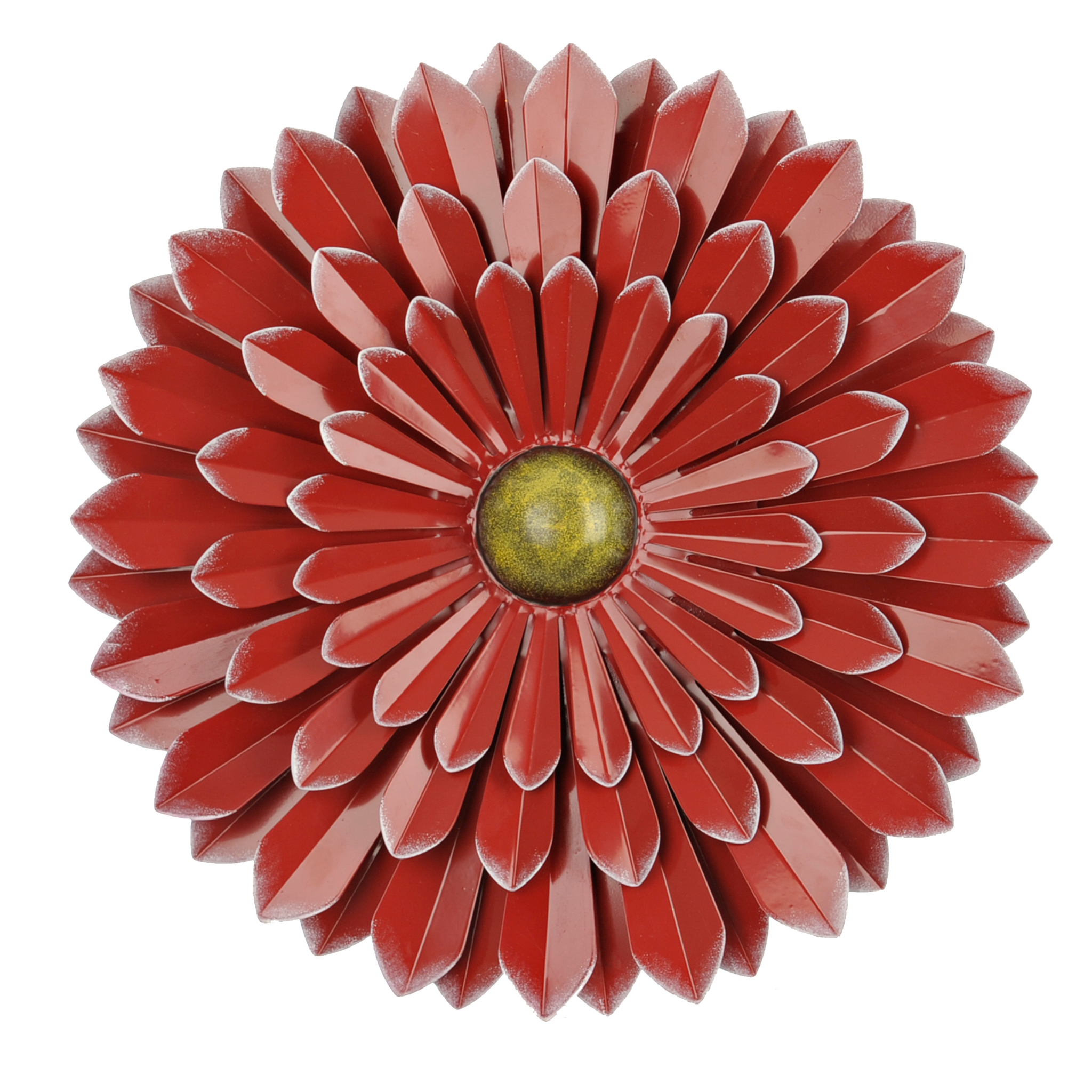 Red Metal Flower Wall Plaque Kirklands