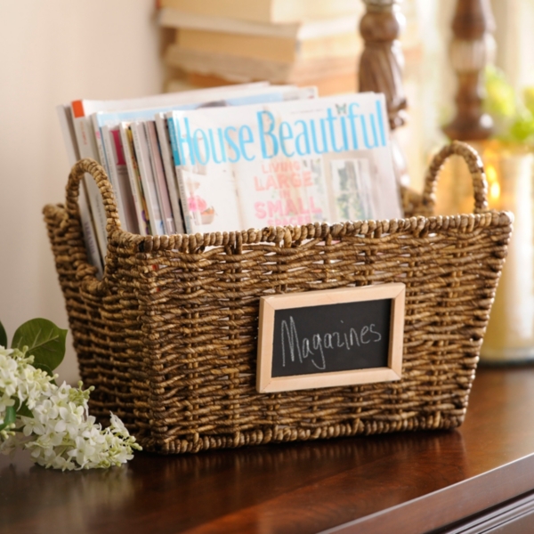 Maize Basket with Chalkboard Detail Kirklands