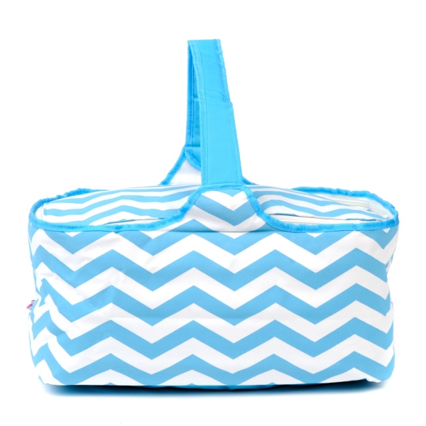 blue picnic bag