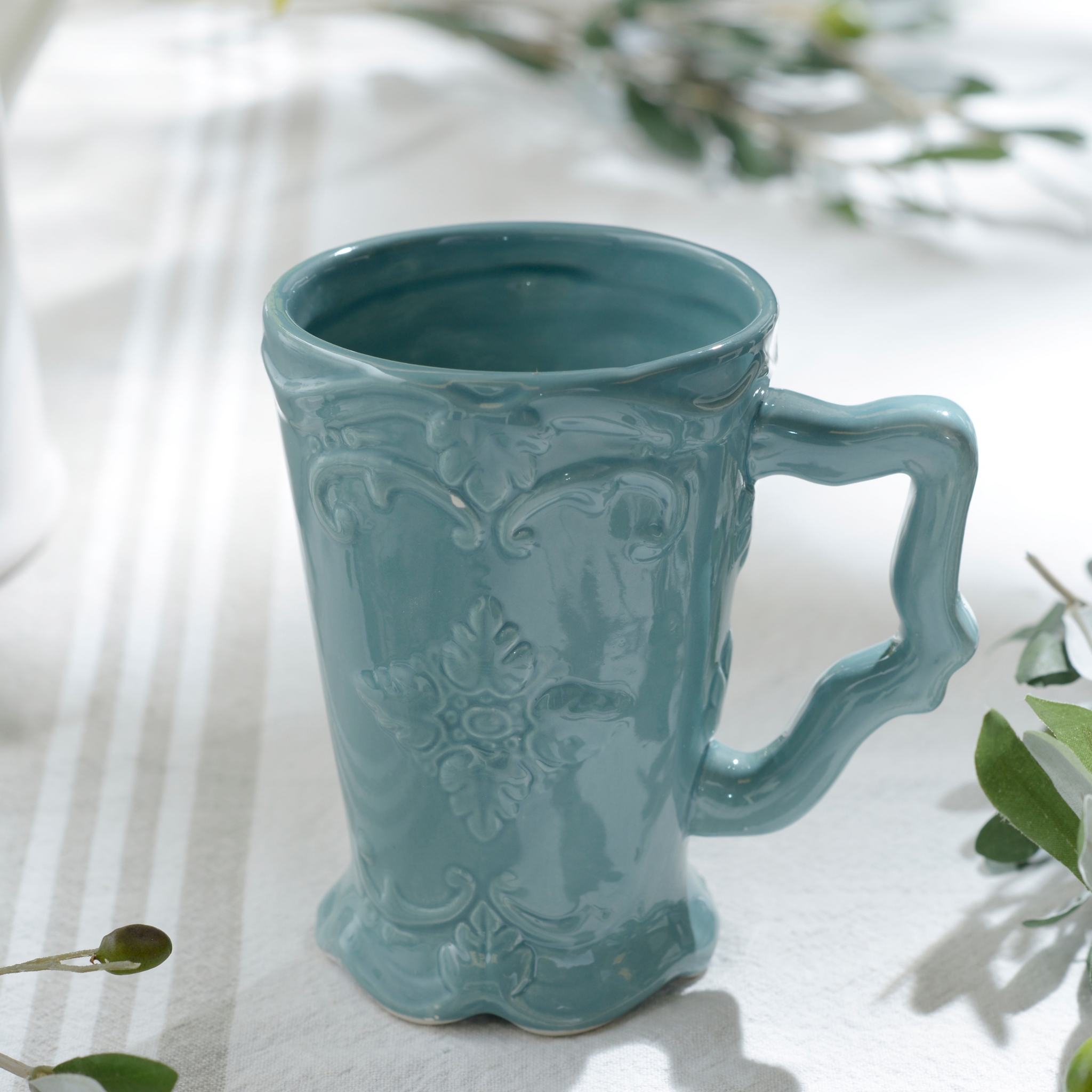 Turquoise Sweet Olive Beverage Mug Kirklands