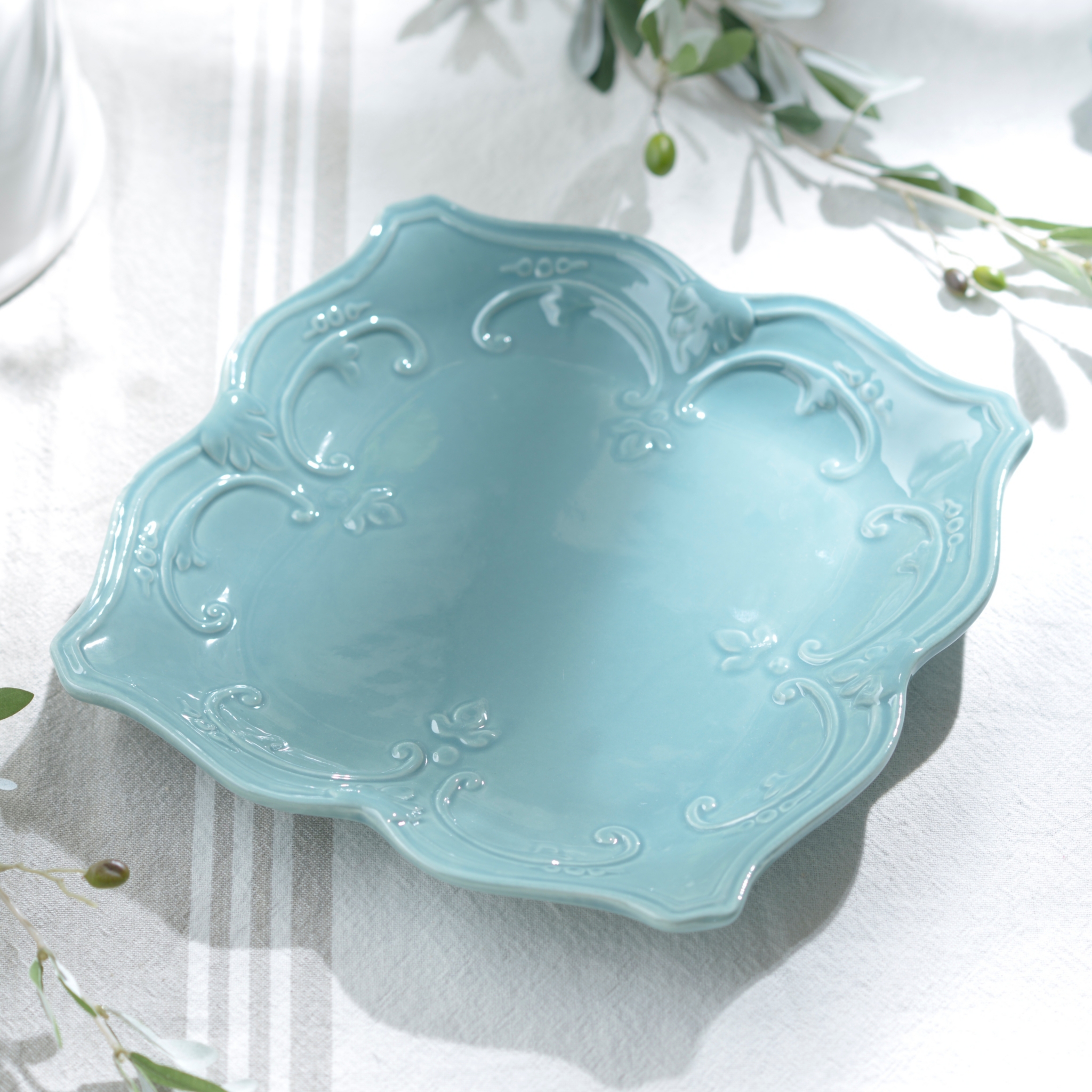Turquoise Sweet Olive Dinner Plate Kirklands