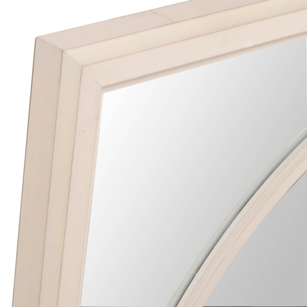 Ivory Inner Circle Decorative Mirror Kirklands