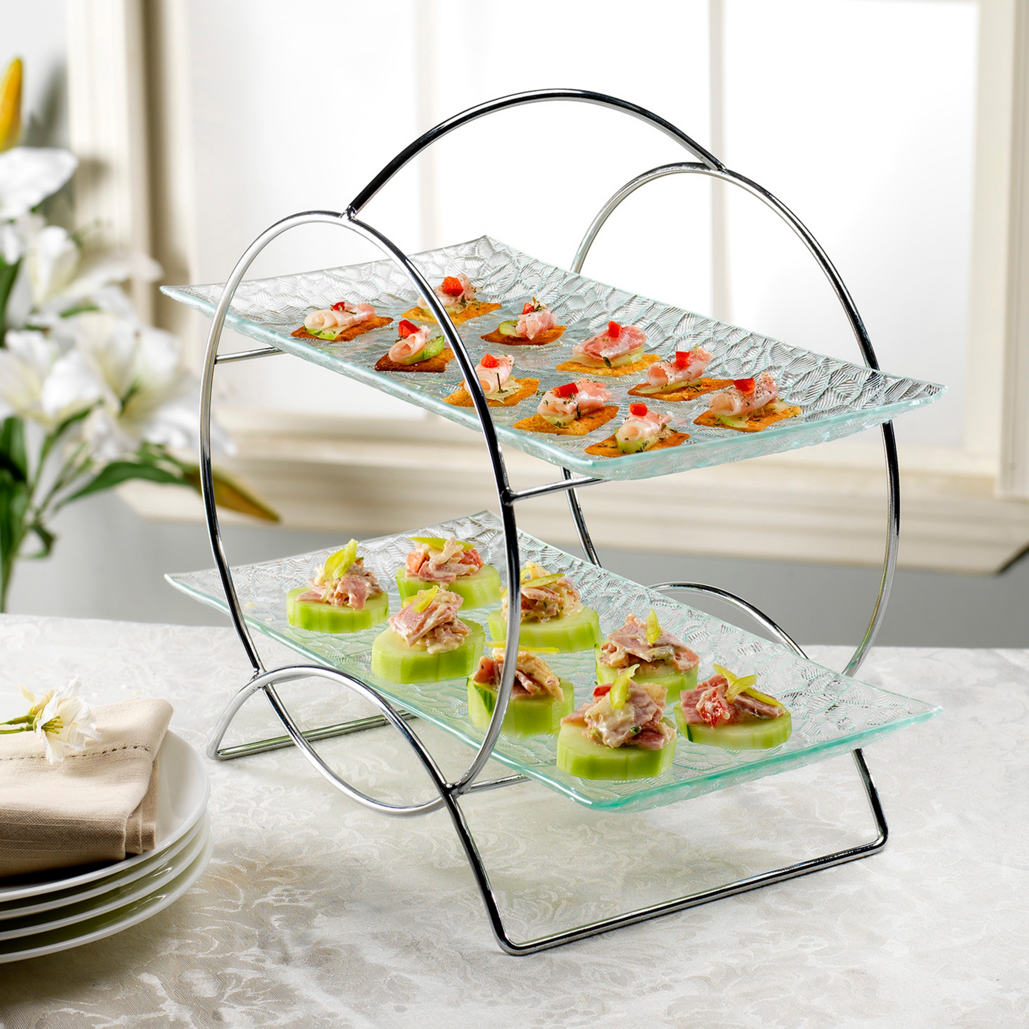 Carnegie 2Tier Serving Set Kirklands