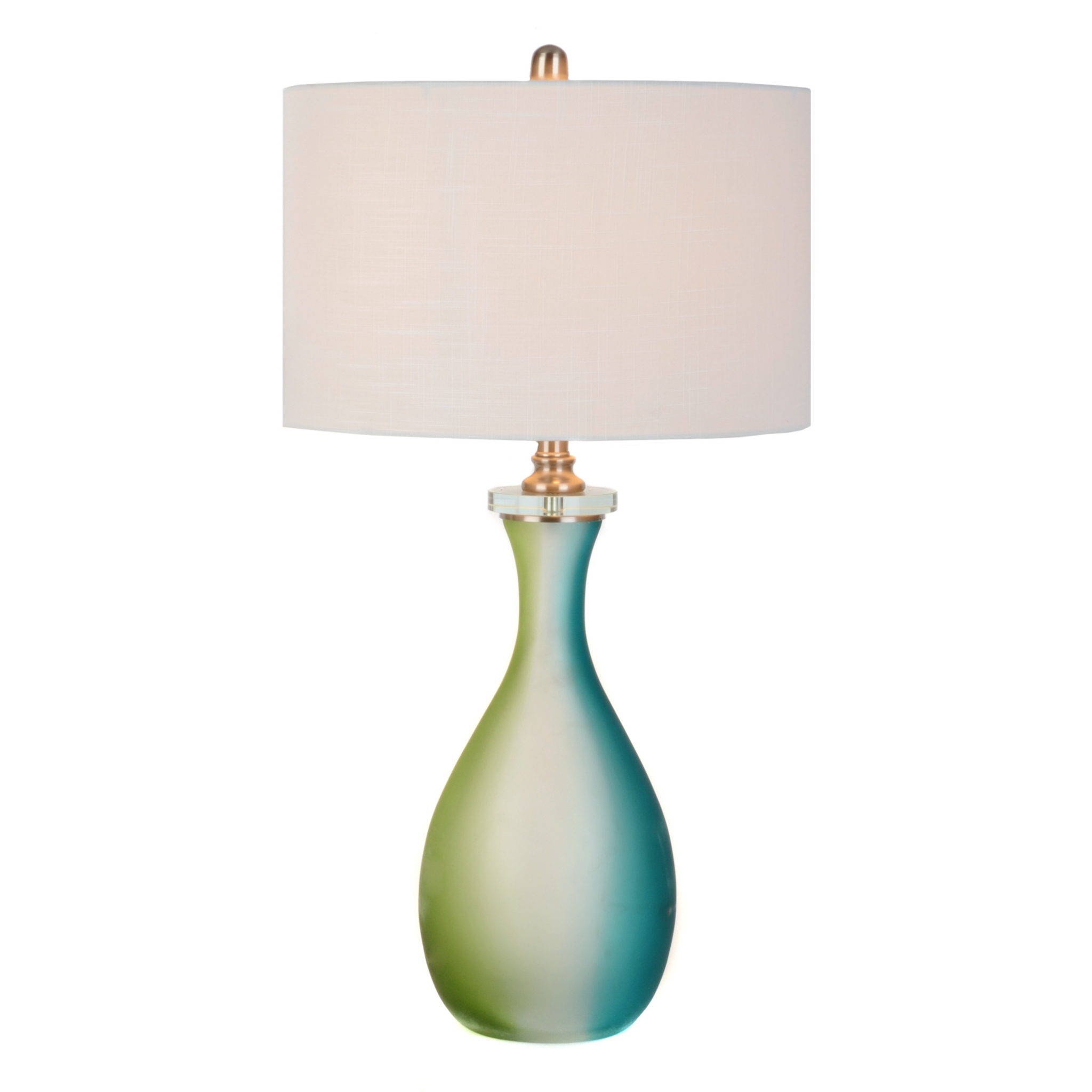 Blue and Green Glass Table Lamp Kirklands