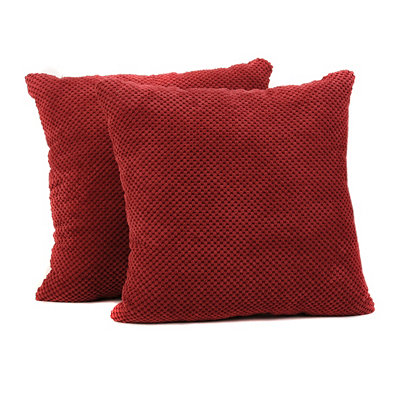Red Hamilton Pillows, Set of 2