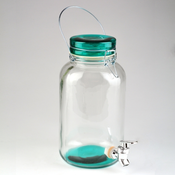 Green Mason Jar Beverage Dispenser Kirklands