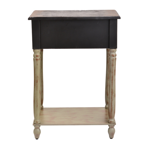 Washed Gray Side Table Kirklands