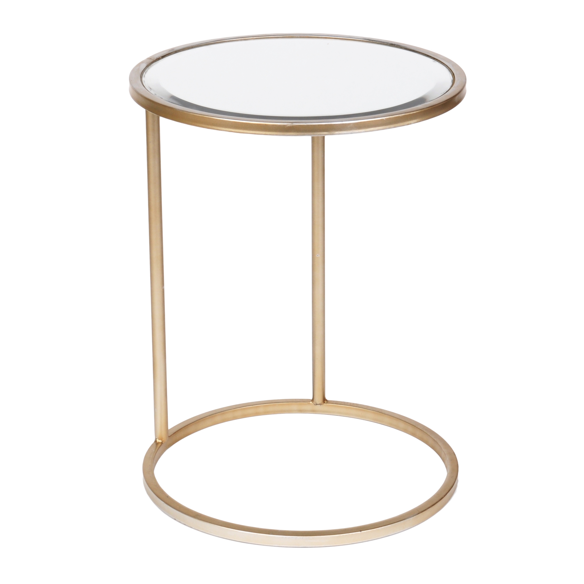 Antiqued Silver Metal End Table Kirklands