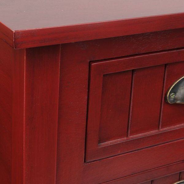 Red Beadboard Console Table Kirklands