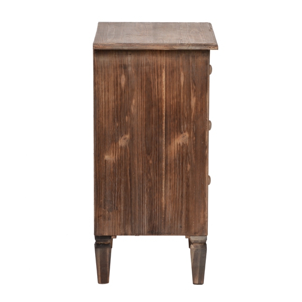 Rustic Mirrored Lattice 3Drawer Chest Kirklands