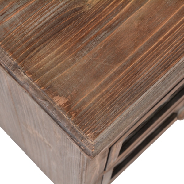 Rustic Mirrored Lattice 3Drawer Chest Kirklands