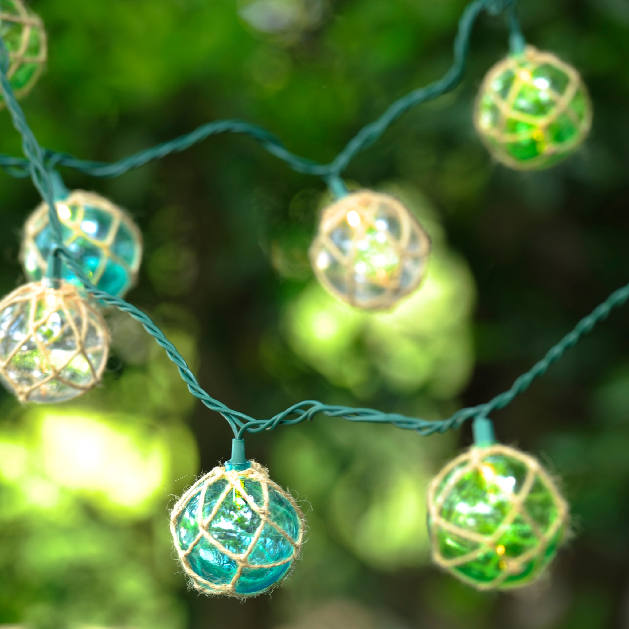 JuteWrapped Nautical String Lights Kirklands