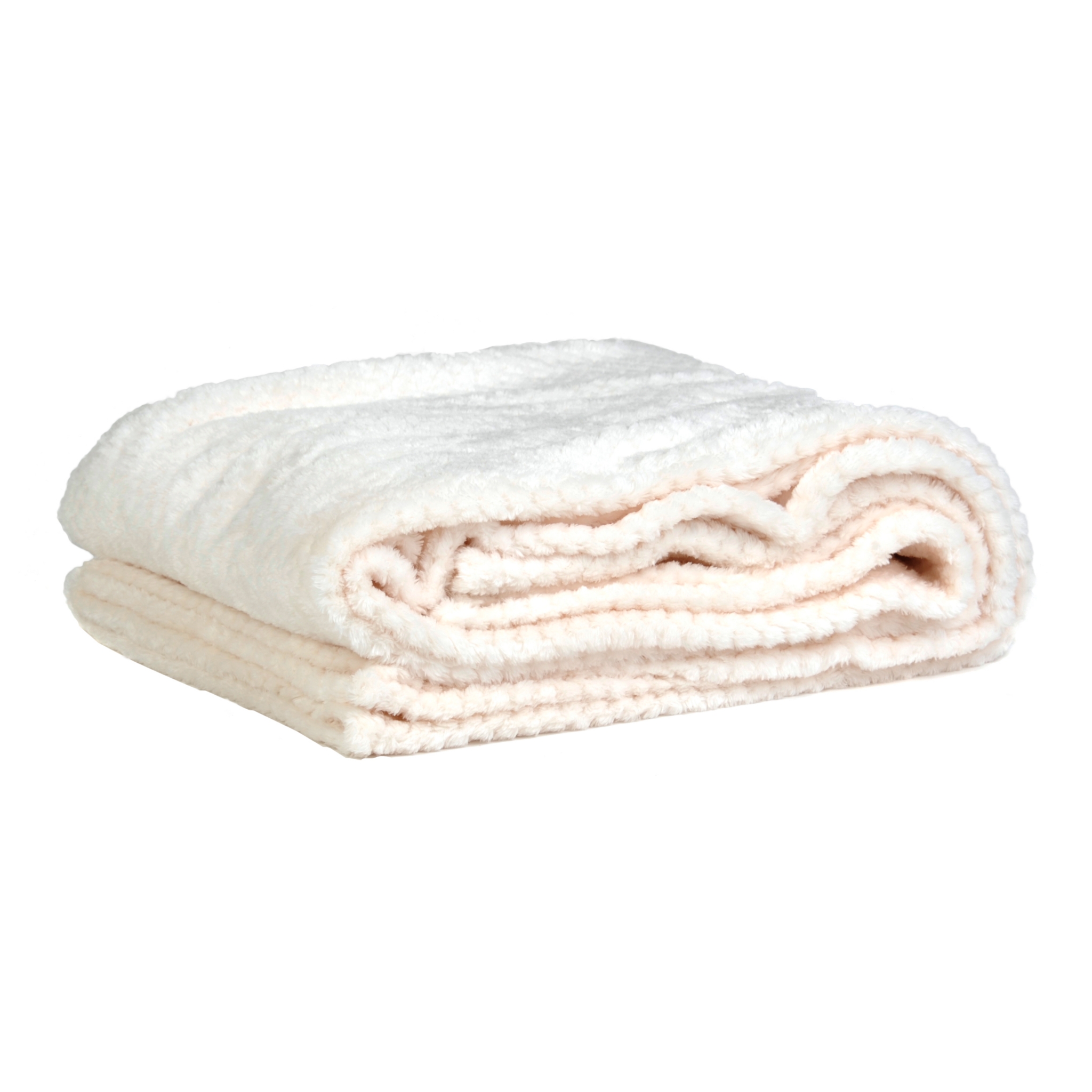 Heavenly Cream Luxe Bubble Throw Blanket Kirklands