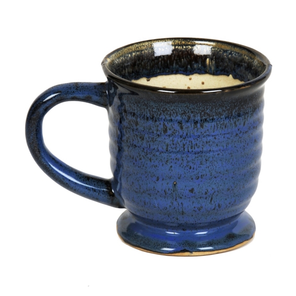 Large Glazed Blue Mug Kirklands