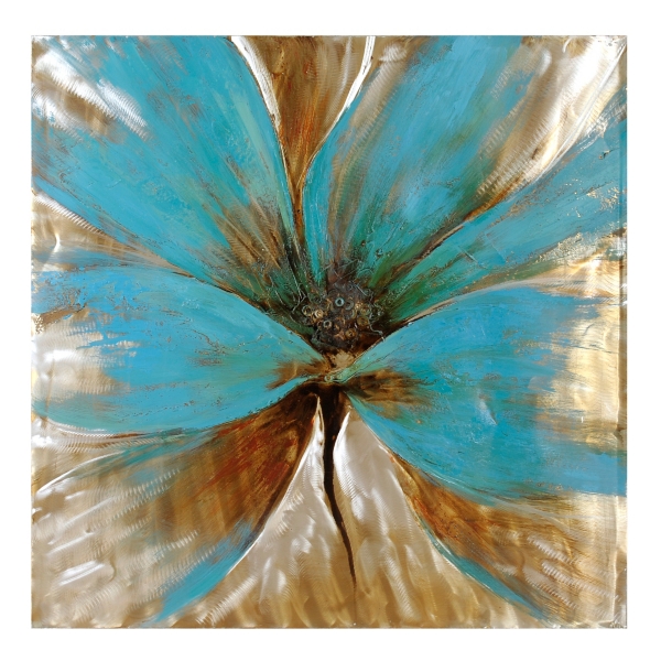Bright Blue Flower Canvas Art Print Kirklands