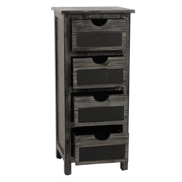 Weathered Gray Chalkboard 4Drawer Chest Kirklands